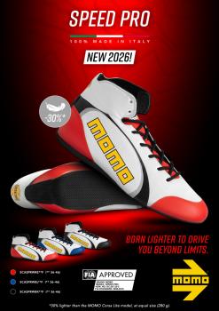 Preview: MOMO SPEED PRO BOOTS WHITE-RED rozmiar 43